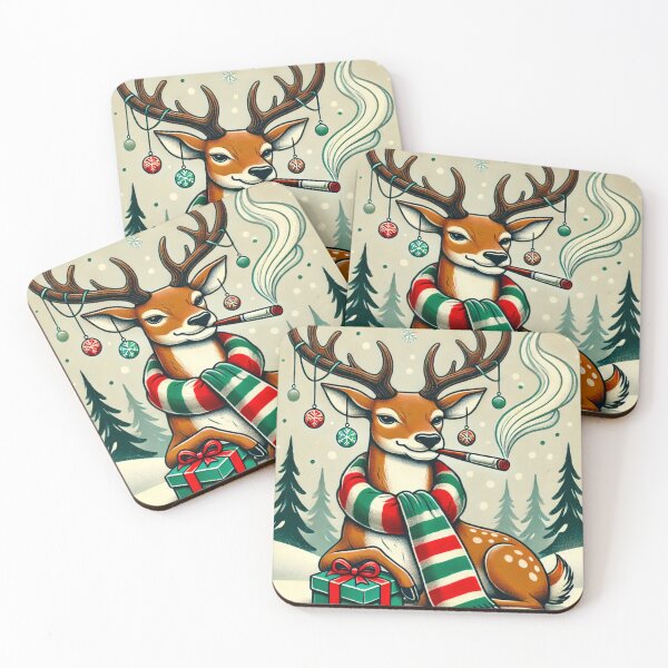 Item preview, Deer Smoking designed and sold by Amhebadesigns.