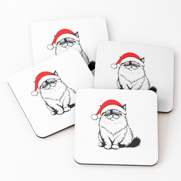 Item preview, Festive Persian Cat designed and sold by JollyCritters.