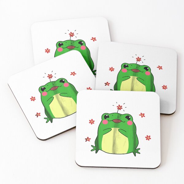 Item preview, Funny green frog, nature drawing designed and sold by AddlPoolart.