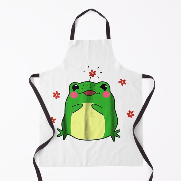 Item preview, Funny green frog, nature drawing designed and sold by AddlPoolart.