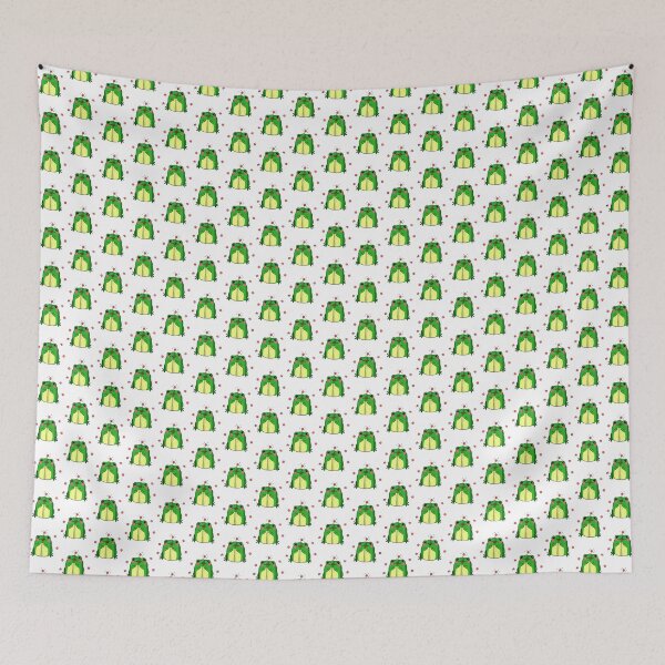 Item preview, Funny green frog, nature drawing designed and sold by AddlPoolart.