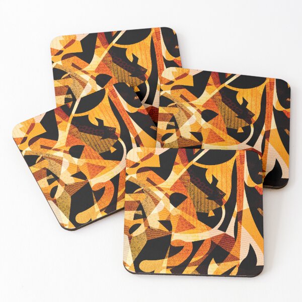 Item preview, Autumn Paths Crossed - Abstract Composition designed and sold by SunbeatStudio.