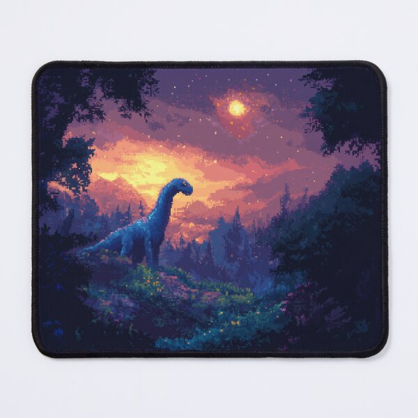 Item preview, Pixel Dinosaur Retro Jurassic  designed and sold by Kaos-Bit.