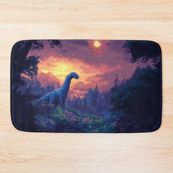 Item preview, Pixel Dinosaur Retro Jurassic  designed and sold by Kaos-Bit.