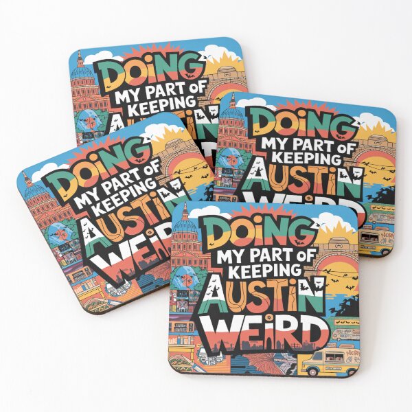 Item preview, Austin weird, ATX, Austin TX, Austin Kids, Kids, Austin Adults, Adults, Weird Austin, Austin novelty, Austin Things, Austin made, Made in Austin, Texas made, Austin love, Austinites, Austin novelties designed and sold by nidazart.