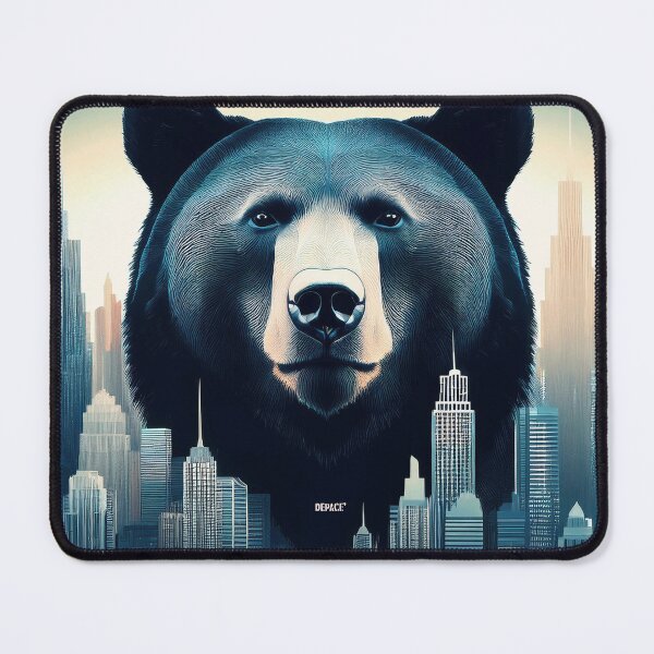 Item preview, BLACK BEAR OVERLOOKING THE CITY - dePace' designed and sold by mrpropcake.