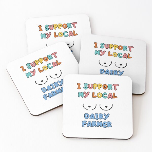 Item preview, I Support My Local Dairy Farmer designed and sold by nor-my.