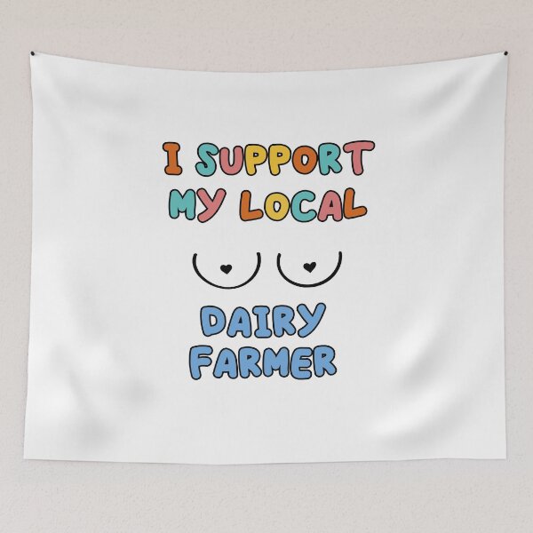 Item preview, I Support My Local Dairy Farmer designed and sold by nor-my.