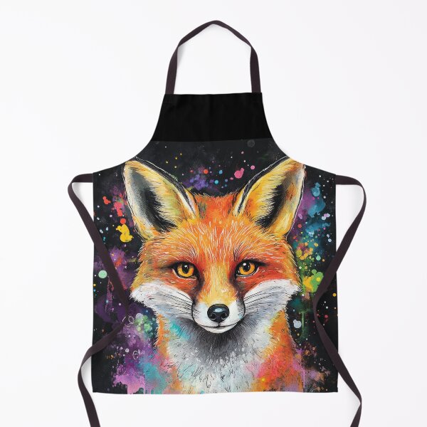 Item preview, cute fox puppy in colorful designed and sold by WallyPink.