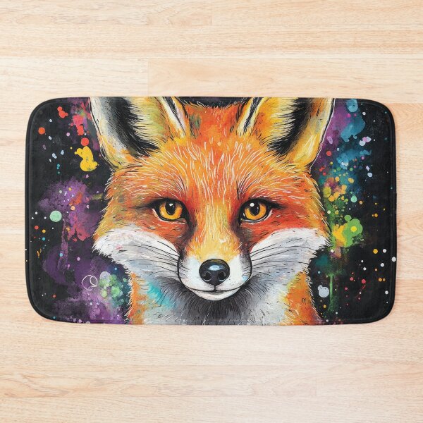 Item preview, cute fox puppy in colorful designed and sold by WallyPink.