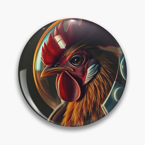 Item preview, Rooster Astronaut Fun Art designed and sold by Skye Ryan-Evans.