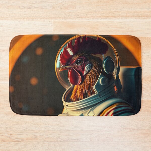 Item preview, Rooster Astronaut Fun Art designed and sold by Skye Ryan-Evans.