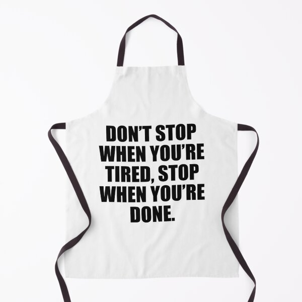 Item preview, Don't Stop Gym Motivational Quote designed and sold by maniacfitness.