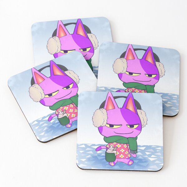 Item preview, Cute Purple Winter Cat designed and sold by Milly Deer.