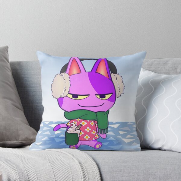 Item preview, Cute Purple Winter Cat designed and sold by Milly Deer.