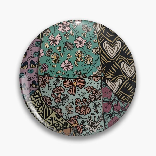 Item preview, Intricate Boho Patchwork Art designed and sold by AmuraLumina.