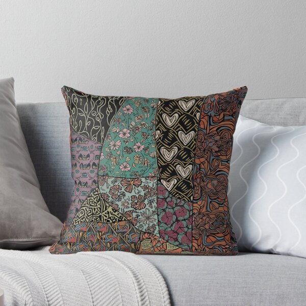 Item preview, Intricate Boho Patchwork Art designed and sold by AmuraLumina.