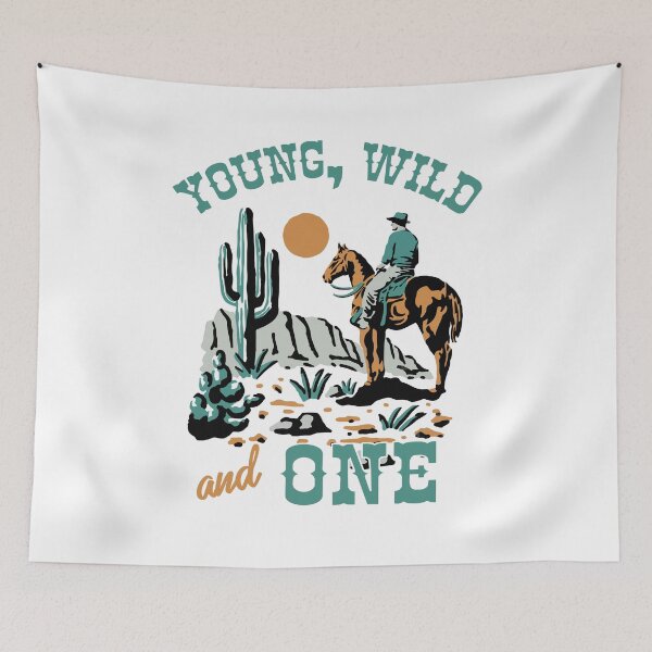 Item preview, Young Wild and One Cowboy designed and sold by nor-my.