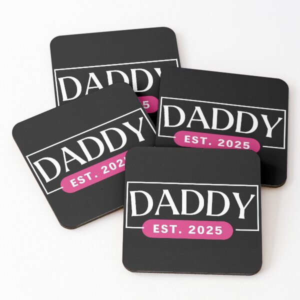 Item preview, Daddy Est. 2025, Promoted to Daddy Est. 2025, Funny Pregnancy Announcement designed and sold by Dabbing Turtle Designs.