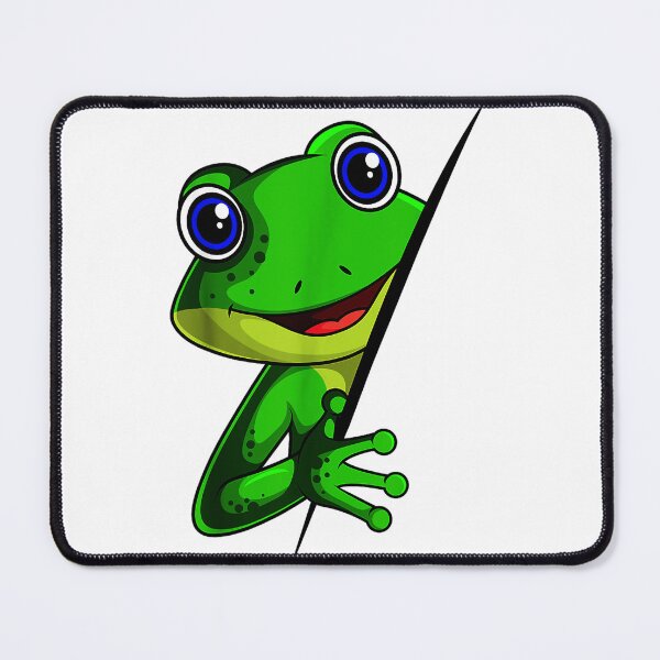 Item preview, Funny green frog, nature drawing designed and sold by AddlPoolart.