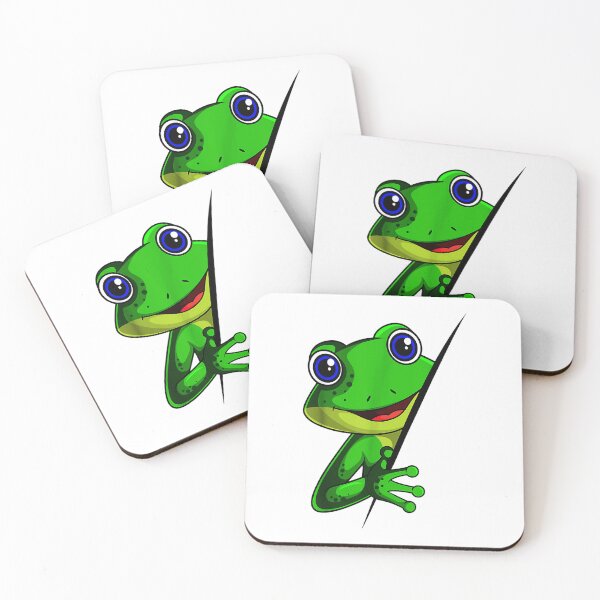 Item preview, Funny green frog, nature drawing designed and sold by AddlPoolart.