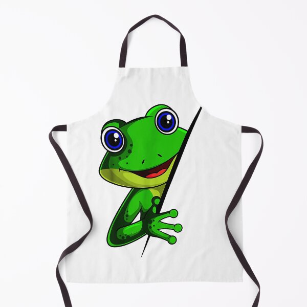 Item preview, Funny green frog, nature drawing designed and sold by AddlPoolart.