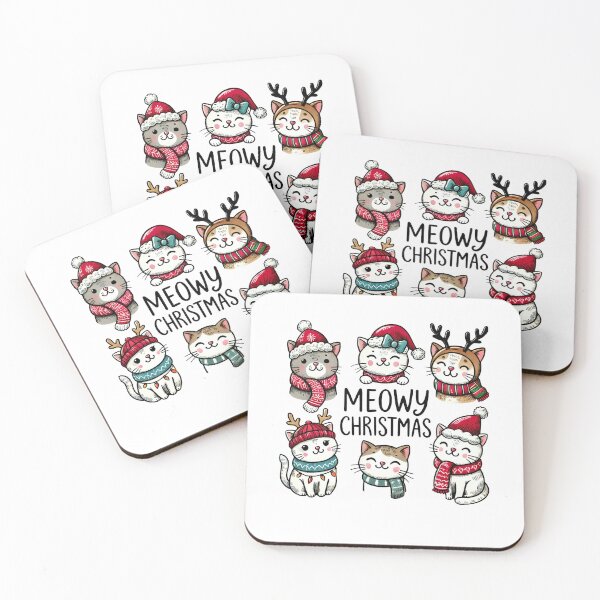 Item preview, Meowy Christmas Cute Cats designed and sold by nor-my.