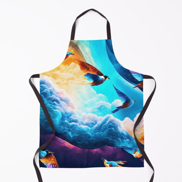 Item preview, Abstract Design - A Sky with Birds Flying designed and sold by cabana.space.
