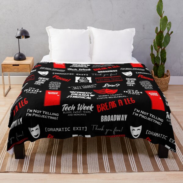 Item preview, Theatre Lover's Pattern (Red, Black, and White) designed and sold by TheHobbyGirl.