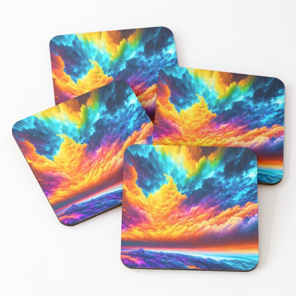 Item preview, Abstract Design - Bold Colors of Sky designed and sold by cabana.space.