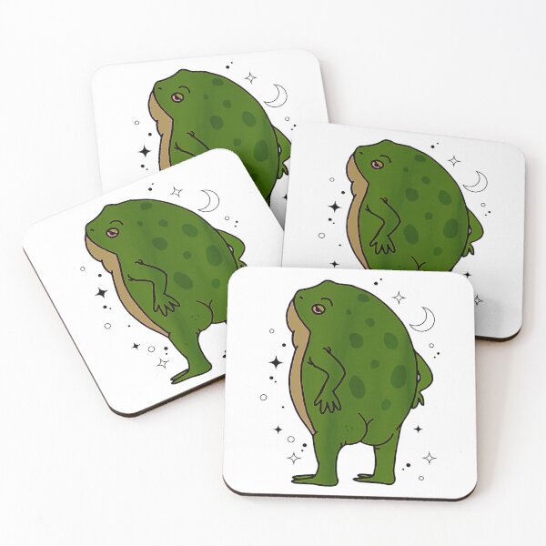 Item preview, Funny green frog, nature drawing tree frog designed and sold by AddlPoolart.