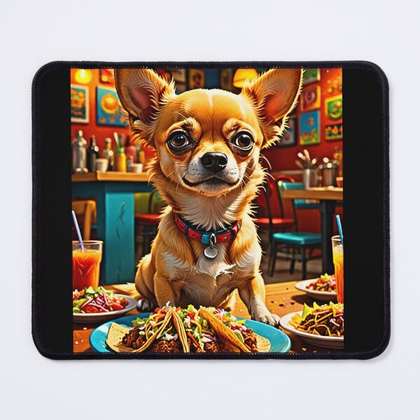 Item preview, The Hungry Taco Bell Chihuahua Taco Bell Dog  designed and sold by Earth Nature Creations.
