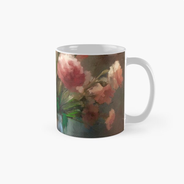 Item preview, Still life with flowers on the windowsill, painting for poster printing designed and sold by Yaroslav Chyzhevskyi.