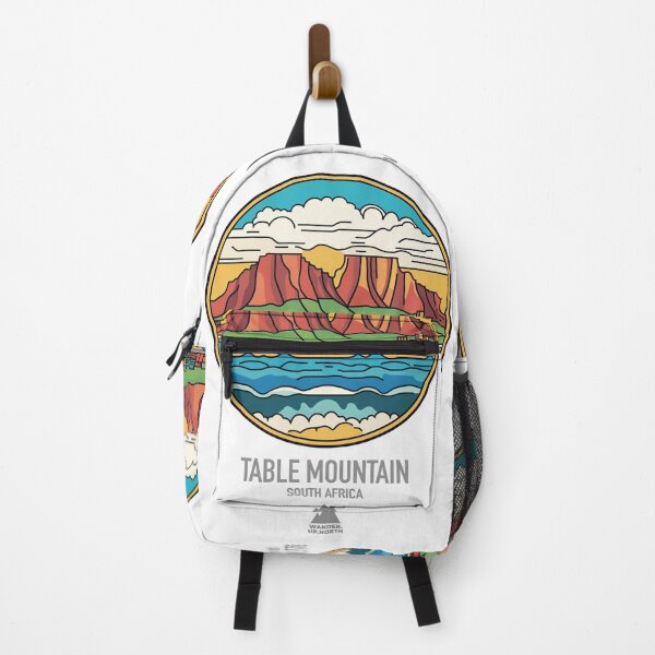 Item preview, Table Mountain - Cape Town, South Africa in colour | Iconic Trails and Peaks Series designed and sold by WanderUpNorth.