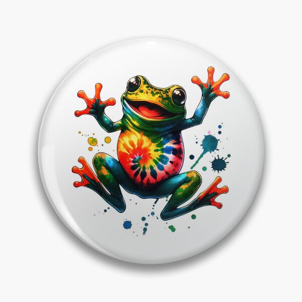Item preview, Funny green tree frog, Australian green tree frog designed and sold by AddlPoolart.