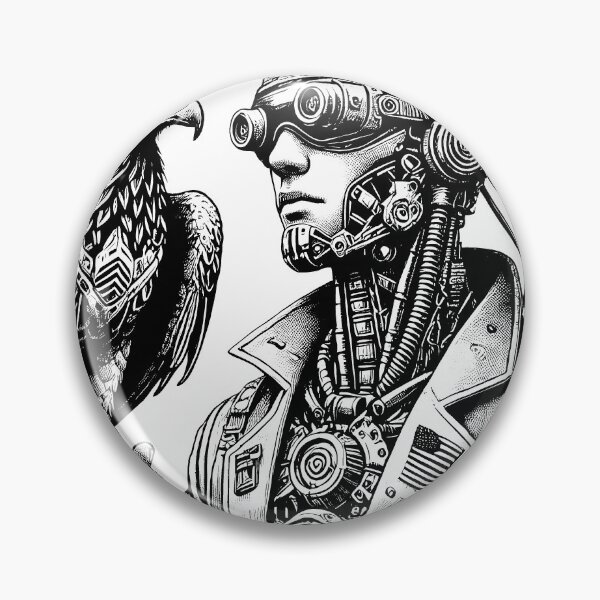 Artikelvorschau, Android und Adler entworfen und verkauft von Art Dila Studio.