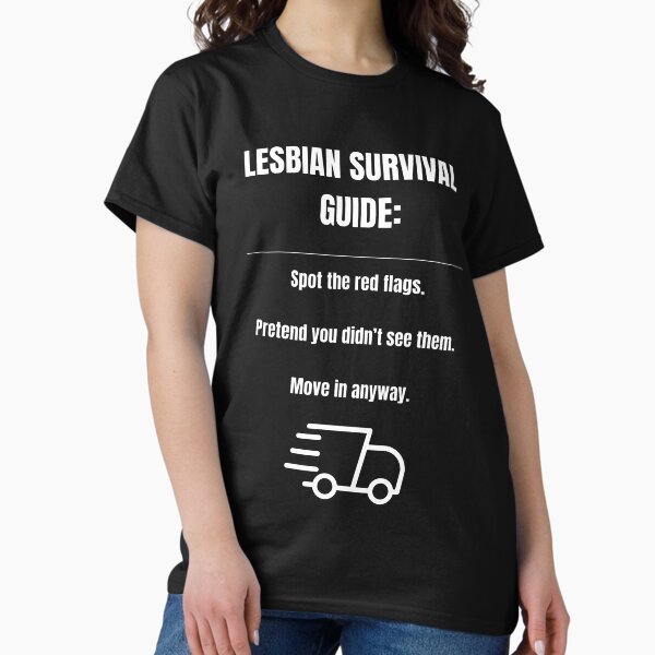 Item preview, Lesbian survival guide - T-shirts, pillows and others designed and sold by TheAgi.