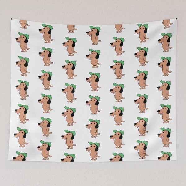Item preview, Dog in Hat designed and sold by SideQuestDoodles.