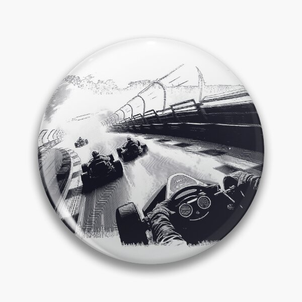 Item preview, Go-Cart Racers Speeding Around the Track designed and sold by NaturePrints.