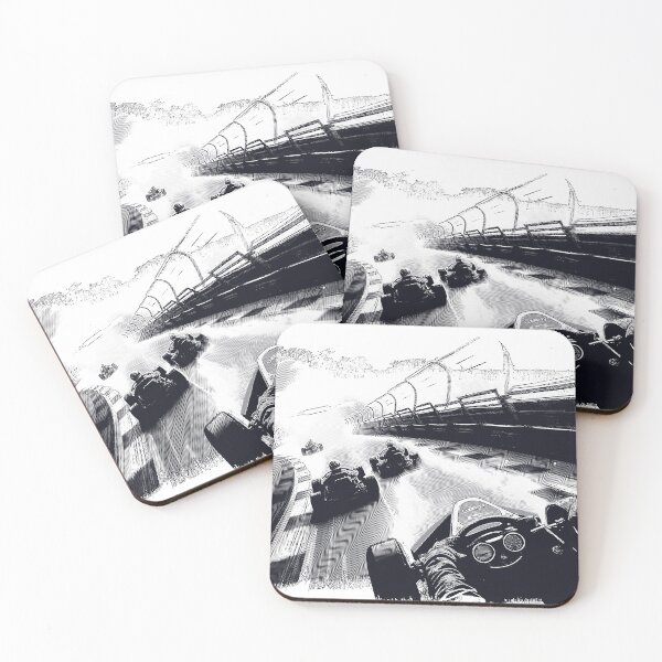 Item preview, Go-Cart Racers Speeding Around the Track designed and sold by NaturePrints.