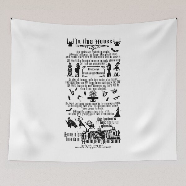 Item preview, In This House We do Haunted Mansion DW designed and sold by TheCaliGirls.