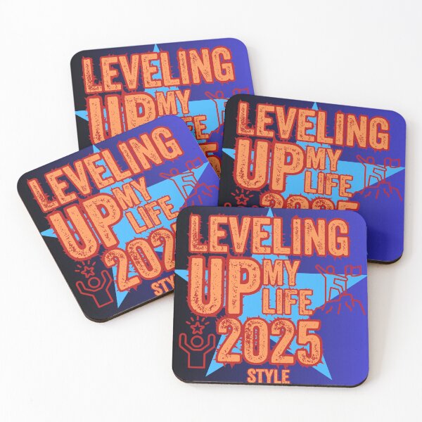 Item preview, Leveling Up My Life | 2025 Upgrade Design designed and sold by JCRockDesign.