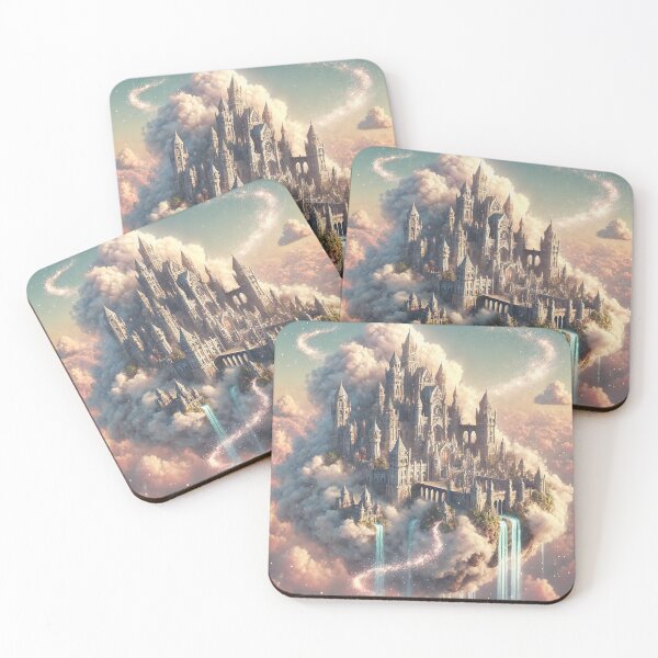 Item preview, Floating Castle Above the Clouds designed and sold by QuirkWears.