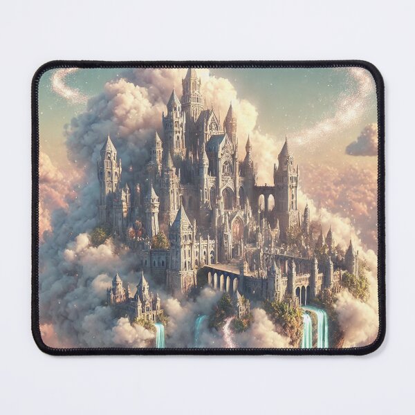 Item preview, Floating Castle Above the Clouds designed and sold by QuirkWears.