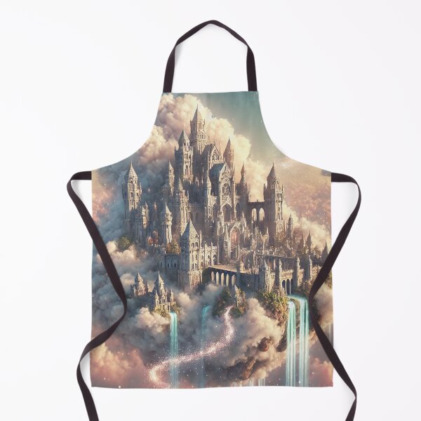 Item preview, Floating Castle Above the Clouds designed and sold by QuirkWears.