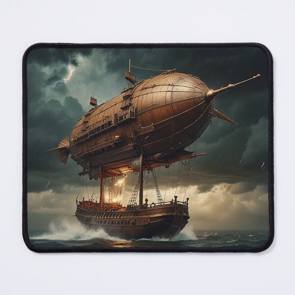 Item preview, Steampunk Dirigible Art designed and sold by Skye Ryan-Evans.