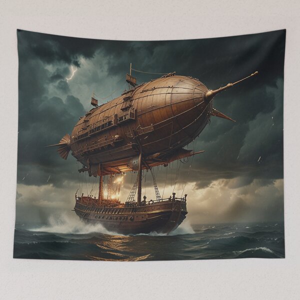Item preview, Steampunk Dirigible Art designed and sold by Skye Ryan-Evans.