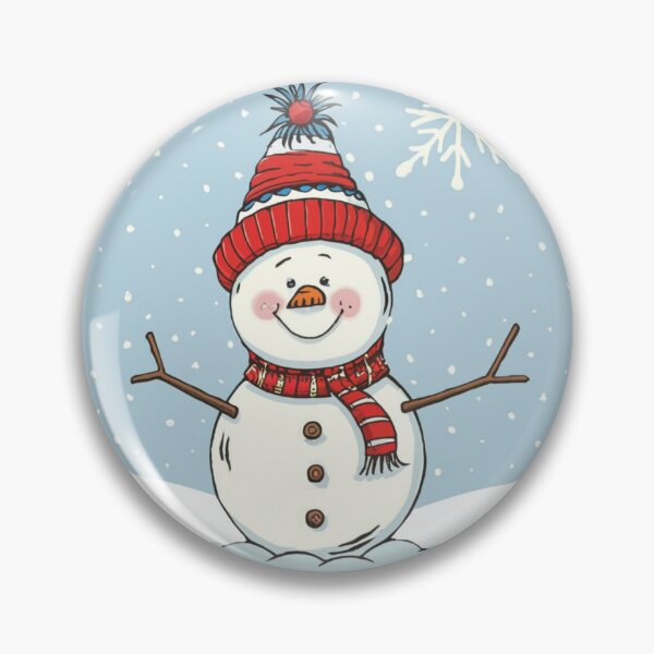 Item preview, Joyful Snowman in Winter Wonderland / Boneco de Neve Alegre em um País das Maravilhas de Inverno designed and sold by debbiebento.
