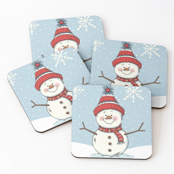 Item preview, Joyful Snowman in Winter Wonderland / Boneco de Neve Alegre em um País das Maravilhas de Inverno designed and sold by debbiebento.