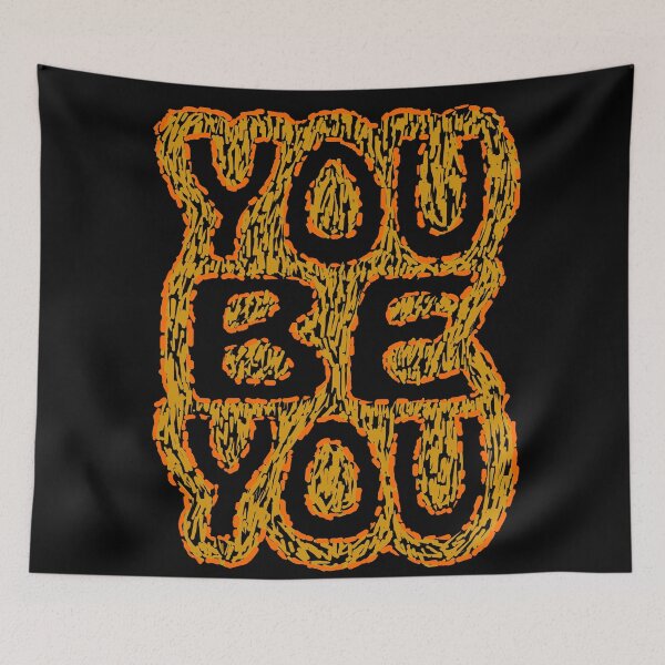 Aperçu de l'œuvre Lettrage « You Be You » Coups de pinceau Style artistique post-impressionniste créée et vendue par ArtNoveltee.